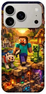 Чехол на Apple iPhone 18 Pro Minecraft v6 фото 1 из 2