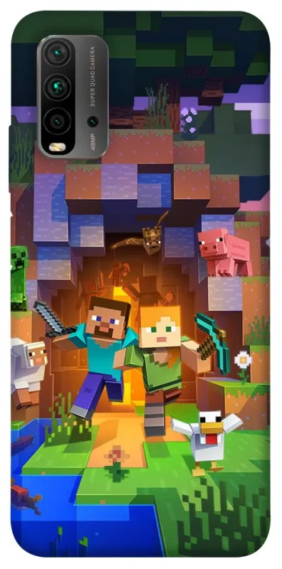 Чехол на Xiaomi Redmi 9T Minecraft game фото 1 из 1