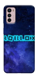 Чехол на Motorola Moto G42 Roblox Space Logo Blue фото 1 из 1