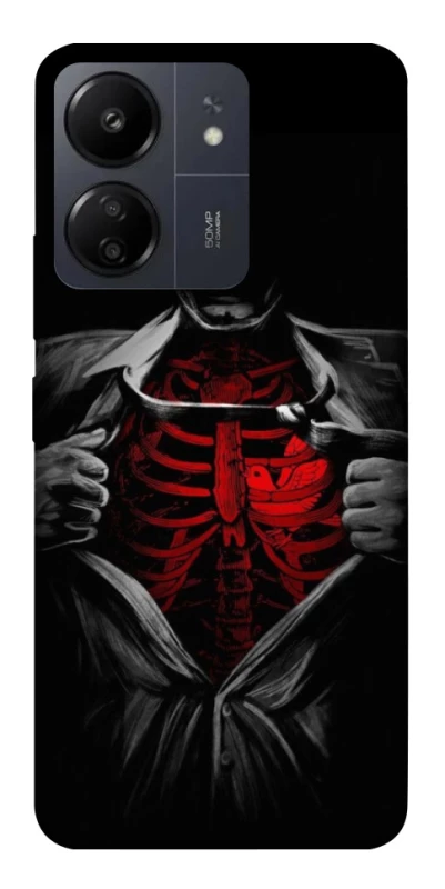 Чохол на Xiaomi Poco C65 Skeleton Heart фото 1 з 1