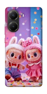 Чохол на Xiaomi Poco X6 Pro Labubu twins ver.3 фото 1 з 1