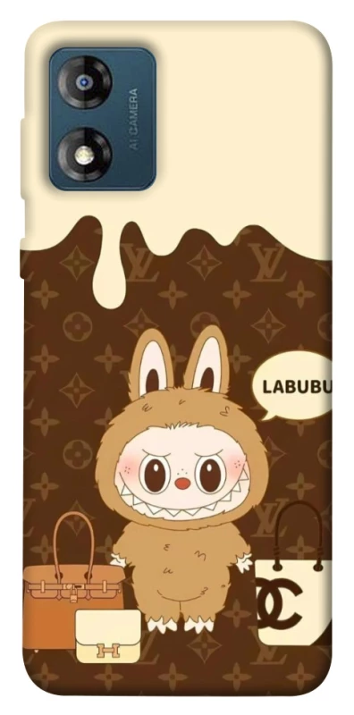 Чохол на Motorola Moto E13 Labubu LV фото 1 з 1