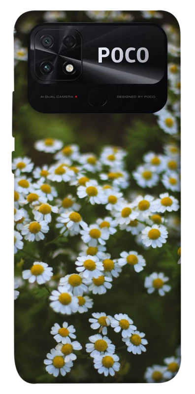 Чехол на Xiaomi Poco C40 Ромашки v13 фото 1 из 1