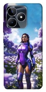 Чохол на Realme C53 Cyber space girl ver.4 фото 1 з 1