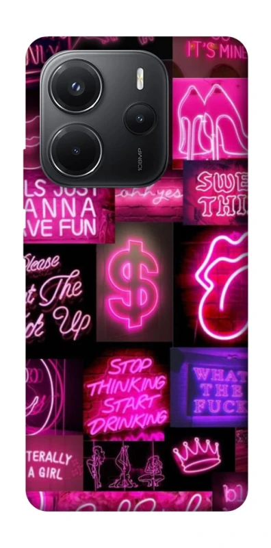 Чехол на Xiaomi Redmi Note 14 4G (Int. version) Hot collage ver.9 фото 1 из 1