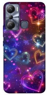Чохол на Infinix Hot 20i Drawn hearts фото 1 з 1
