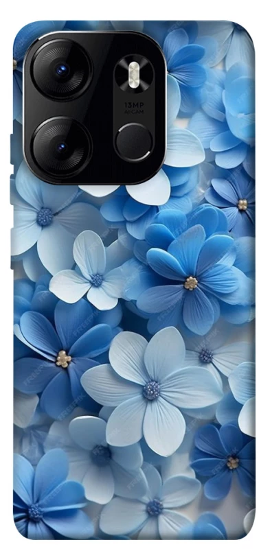 Чохол на Tecno Spark Go 2023 Сині квіти фото 1 з 1