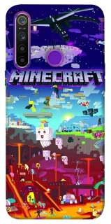 Чехол на Realme 5 Minecraft world фото 1 из 1