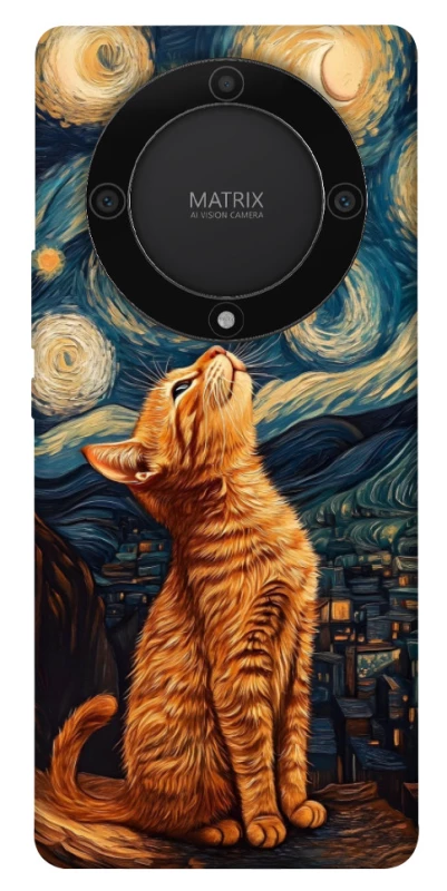 Чехол на Huawei Magic5 Lite van gogh cat фото 1 из 1