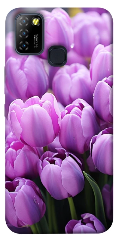 Чохол на Infinix Hot 10 Lite Фіолетові тюльпани фото 1 з 1