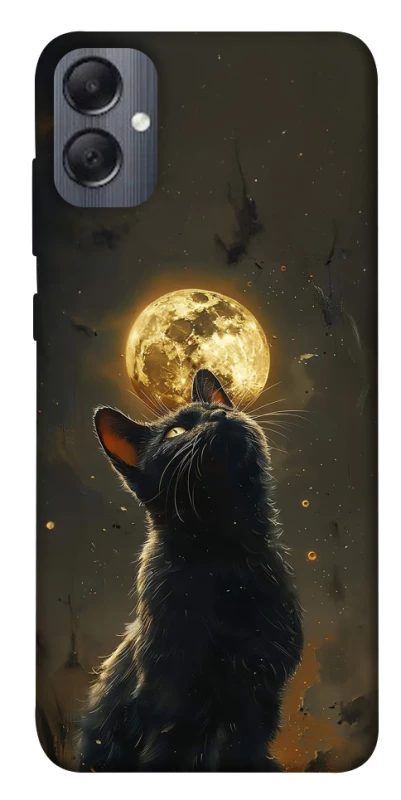 Чохол на Samsung Galaxy A05 Кіт під місяцем v2 фото 1 з 1