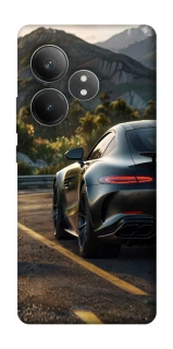 Чехол на Realme GT Neo 6 SE Car in the mountains фото 1 из 1