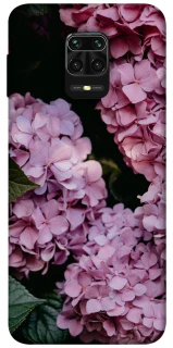 Чохол на Xiaomi Redmi Note 9s / Note 9 Pro / Note 9 Pro Max Рожеві гартензії фото 1 з 1