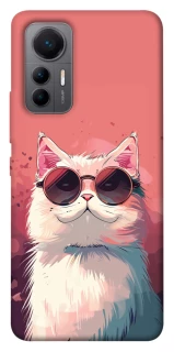 Чохол на Xiaomi 12 Lite Сat with glasses фото 1 з 1