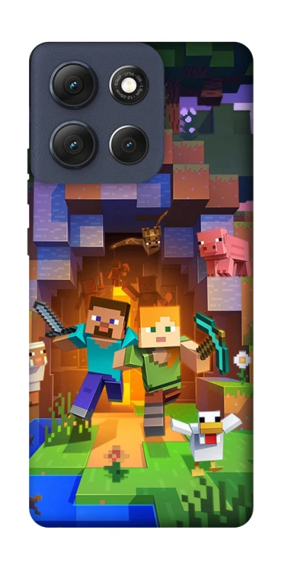 Чохол на Motorola Moto G86 Minecraft game фото 1 з 1