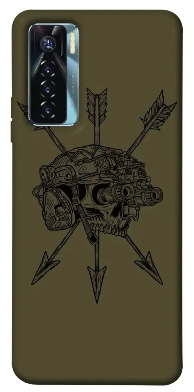 Чохол на TECNO Camon 17 Pro Mil skull фото 1 з 1
