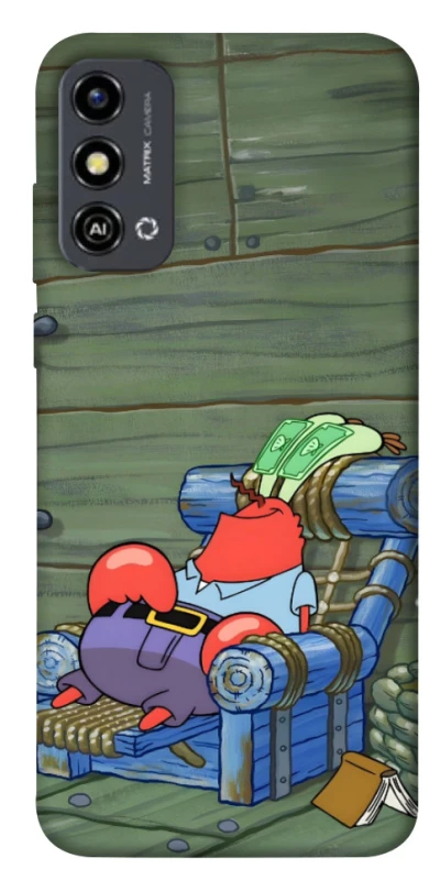 Чохол на ZTE Blade A53 Mr.Krabs фото 1 з 1
