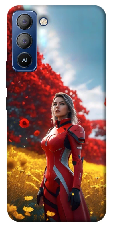 Чохол на TECNO Pop 5 LTE Cyber space girl ver.5 фото 1 з 1