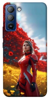 Чохол на TECNO Pop 5 LTE Cyber space girl ver.5 фото 1 з 1