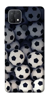 Чехол на Oppo A15s / A15 Футбольные мячи фото 1 из 1