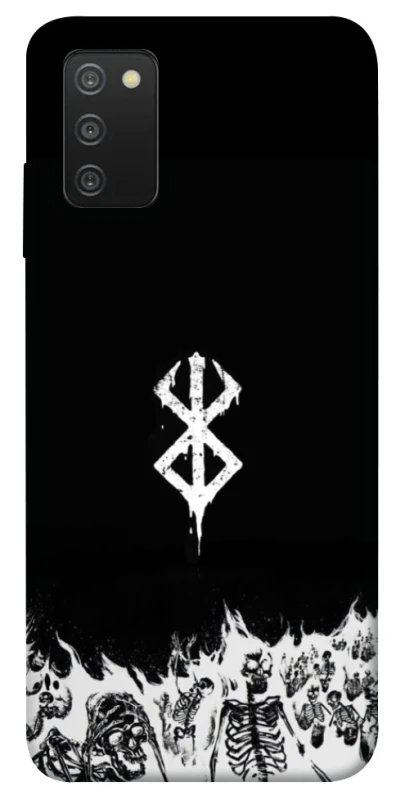 Чохол на Samsung Galaxy A03s Berserk skeletons фото 1 з 1