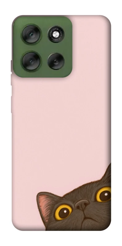 Чохол на Motorola Moto G56 5G Peeping cat фото 1 Чохол на Motorola Moto G56 5G Peeping cat фото 1 з 1