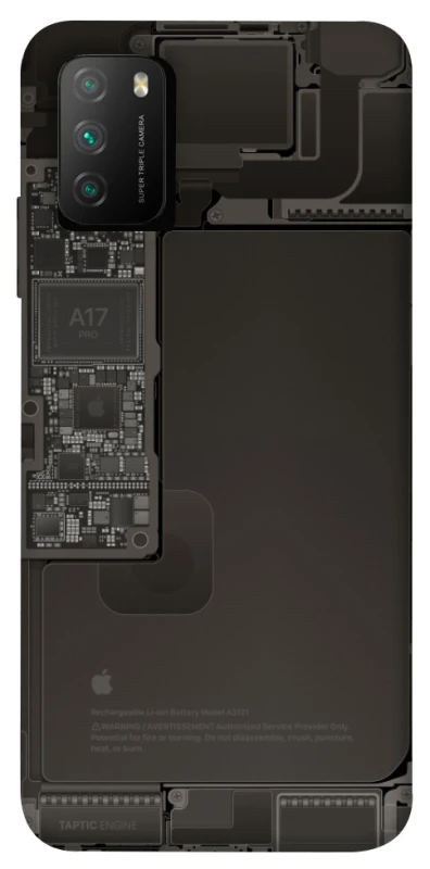 Чехол на Xiaomi Poco M3 iPhone 17 фото 1 из 1