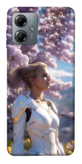 Чехол на Motorola Moto G14 Cyber space girl ver.1 фото 1 из 1