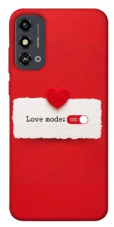 Чохол на ZTE Blade A53 Love Mode ON фото 1 з 1
