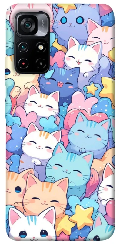 Чохол на Xiaomi Poco M4 Pro 5G Funny Kittens ver.3 фото 1 з 1
