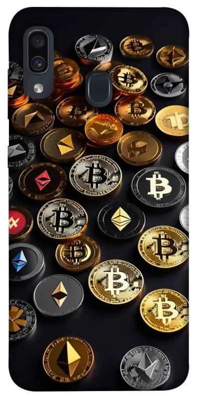 Чехол на Samsung Galaxy A20 / A30 Many coins фото 1 из 1