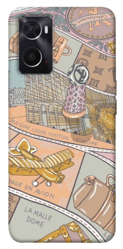 Чехол на Oppo A76 4G Fashion collage ver.2 фото 1 из 1