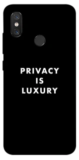 Чехол на Xiaomi Mi 8 Privacy is luxury фото 1 из 1