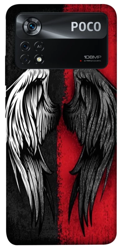 Чехол на Xiaomi Poco X4 Pro 5G Angel and Devil фото 1 из 1