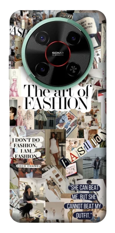 Чехол на ZTE Nubia V70 Max Fashion collage ver.12 фото 1 из 1