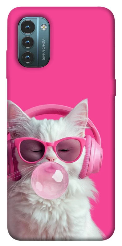 Чохол на Nokia G21 Pink kitty фото 1 з 1