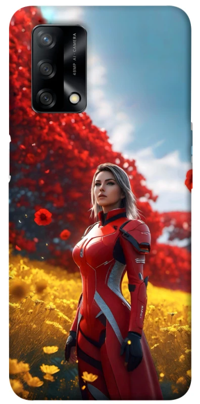Чохол на Oppo A74 4G Cyber space girl ver.5 фото 1 з 1