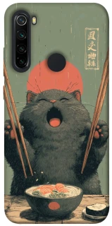 Чохол на Xiaomi Redmi Note 8 Hungry Cat фото 1 з 1
