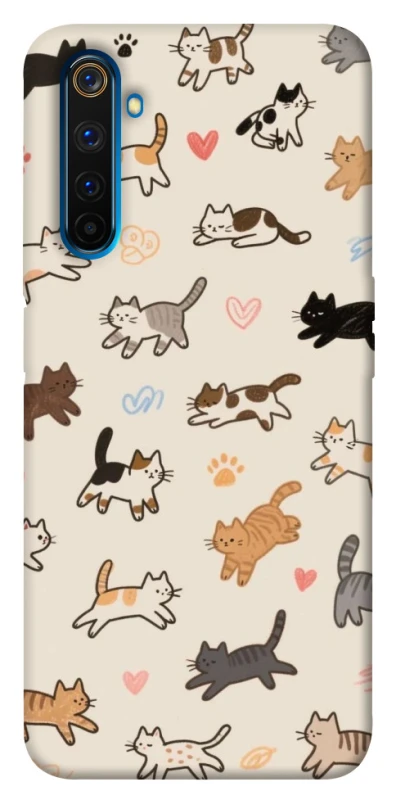 Чохол на Realme 6 Pro Cat style ver.2 фото 1 з 1