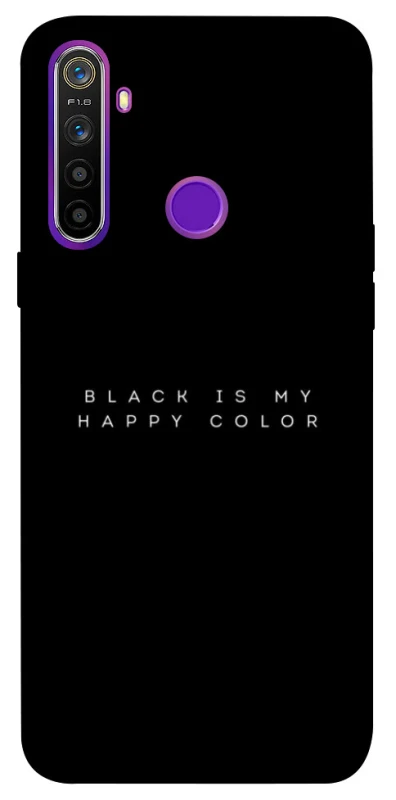 Чохол на Realme 5 Black color фото 1 з 1