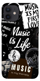 Чохол на Apple iPhone 12 (6.1") Music is Life фото 1 з 1