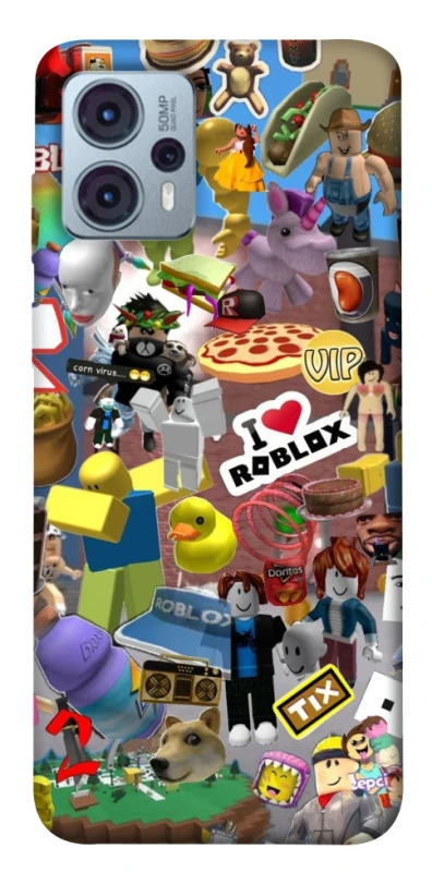 Чохол на Motorola Moto G23 Roblox collage ver.5 фото 1 з 1