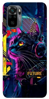 Чехол на Xiaomi Poco M5s Cyber Cat v2 фото 1 из 1