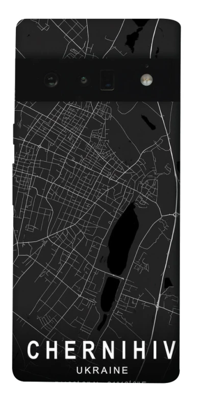 Чехол на Google Pixel 6 Pro Chernihiv map фото 1 из 1