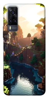 Чехол на Vivo Y31 Minecraft sunset фото 1 из 1