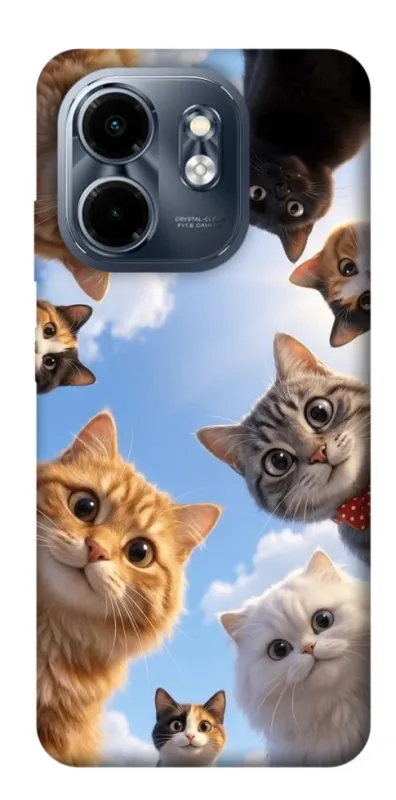Чохол на Infinix Smart 9 4G / Hot 50i Cats фото 1 з 1