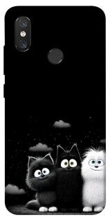 Чохол на Xiaomi Mi 8 Three Cats фото 1 з 1