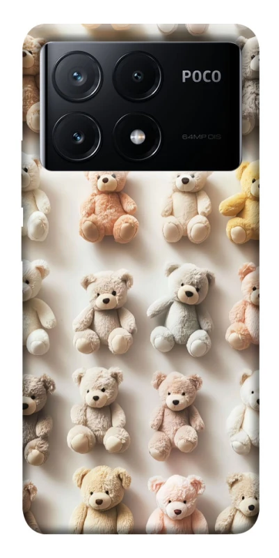 Чохол на Xiaomi Poco X6 Teddy Bears фото 1 з 1