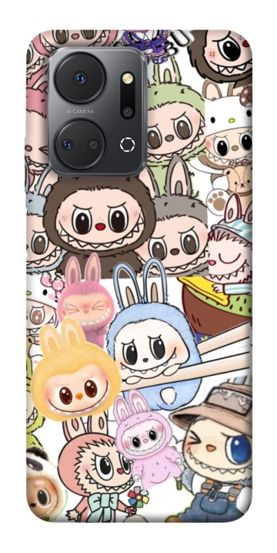 Чохол на Huawei Honor X7a All Labubus фото 1 з 1