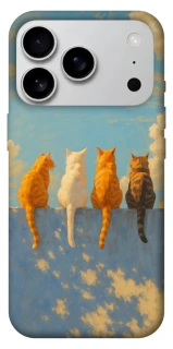Чехол на Apple iPhone 17 Pro Max (6.9") cats on wall фото 1 Чехол на Apple iPhone 17 Pro Max (6.9") cats on wall фото 1 из 1
